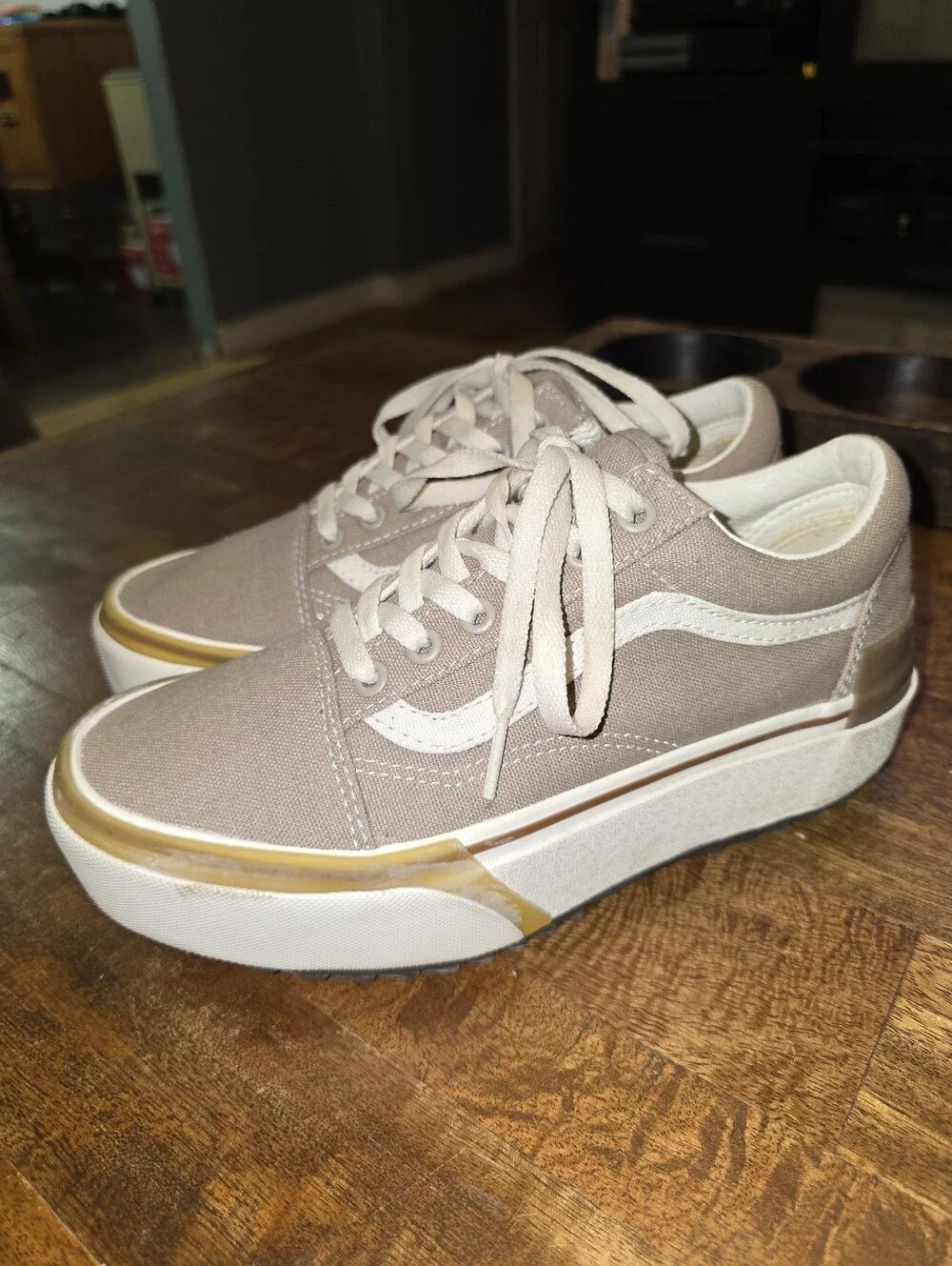 Vans Old Skool Stacked 'Cobblestone' Sz 7.5 Womens